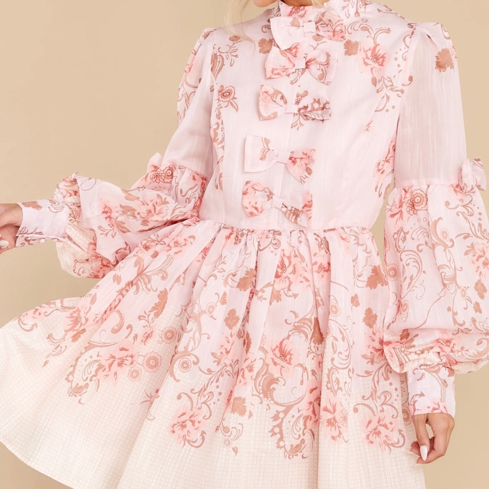 Floral Bow Detail Dress (from Red Dress)